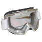 MOTOCROSS GOGGLES PROGRIP 3201 ATZAKI - GREY CLEAR VISOR ANTI-SCRATCH/U.V. PROTECTIVE - FOR GLASSES WEARERS -APPROVED AC-10170
