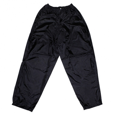 PANTALON DE PLUIE ADX ECO NOIR M (PRESSIONS ET ELASTIQUE D'AJUSTEMENT + SAC DE TRANSPORT)