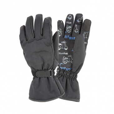 GLOVES TUCANO-AUTOMN/WINTER PASSWORD KID CE BLACK -EURO 8 Y.O. (APPROVED EN 13594)