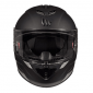 HELMET-FULL FACE MT RAPIDE SINGLE BLACK MATT XL (FIBER SHELL- SINGLE VISOR- PINLOCK READY)