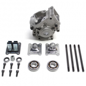 CARTER MOTEUR CYCLO POLINI POUR MBK 51 (AVEC ROULEMENTS + GOUJONS) 8054705040986