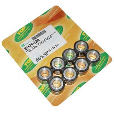 GALET/ROULEAU MAXISCOOTER TOP PERF 25x15 19,0g (x8) POUR YAMAHA 500, 530 TMAX, 400 MAJESTY 3700948165775