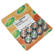 GALET/ROULEAU MAXISCOOTER TOP PERF 25x17 17g (x8) POUR PIAGGIO 400-500 MP3, 500 X9 EVOLUTION/PEUGEOT 500 SATELIS/APRILIA 500 ATLANTIC/GILERA 500 NEXUS 3700948165829