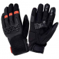 GLOVES TUCANO - SPRING/SUMMER DOGON BLACK/ORANGE T 9 (M) (APPROVAL 13594) (COMPATIBLE WITH TOUCH SCREEN)