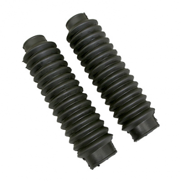 SOUFFLET DE FOURCHE CYCLO DIAM INT 25 ET 31mm - LONGUEUR 175mm ADAPTABLE PEUGEOT 50 TSE, TLX (PAIRE) -SELECTION P2R- 3701213418350