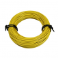 ELECTRIC WIRE 12/10 (1,00mm) YELLOW (50M) MULTIPLE NETTING -SELECTION P2R- 3701213418541