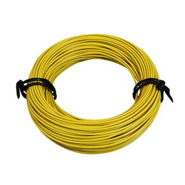 ELECTRIC WIRE 12/10 (1,00mm) YELLOW (50M) MULTIPLE NETTING -SELECTION P2R- 3701213418541