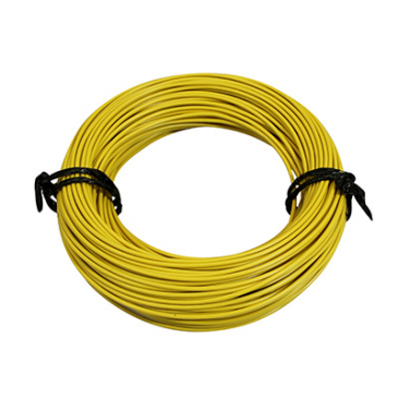 FIL ELECTRIQUE 1,00mm2 12/10 MULTIBRIN JAUNE (50M) -SELECTION P2R-