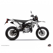 DECAL STICKERS FOR 50cc MOTORBIKE PREDATOR WHITE FOR YAMAHA 50 DT 2007>2011/ MBK 50 XLIMIT 2007>2011 -KUTVEK- 3700948179529