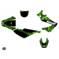 DECAL STICKERS FOR 50cc MOTORBIKE PREDATOR BLACK/GREEN FOR DERBI 50 XTREME, XRACE 2005>2009 -KUTVEK- 3700948179598
