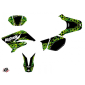 DECAL STICKERS FOR 50cc MOTORBIKE PREDATOR BLACK/GREEN FOR MBK 50 XLIMIT 2007>2011/YAMAHA 50 DT 2007>2011 -KUTVEK- 3700948179512