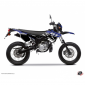 DECAL STICKERS FOR 50cc MOTORBIKE REPLICA BLUE FOR YAMAHA 50 DT 2007>2011 -KUTVEK-