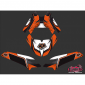 DECAL STICKERS FOR SCOOT FACTORY ORANGE FOR YAMAHA 50 BWS 2004 -KUTVEK-
