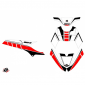 DECAL STICKERS FOR SCOOT VINTAGE RED FOR YAMAHA 50 BWS -KUTVEK-