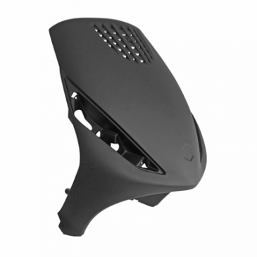 CARENAGE/TABLIER AV SCOOT ADAPTABLE PIAGGIO 50 ZIP 2000> NOIR MAT -P2R QUALITE PREMIUM- 3700948113004