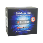 BATTERIE 12V 1,6 Ah LTX5L-BS SHIDO LITHIUM ION PRETE A L'EMPLOI (Lg113xL70xH105) REMPLACE YB5L-B/YTX5L-B 5414837136286