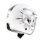 CASQUE JET MT LE MANS 2 SV DILER BLANC BRILLANT XS 8434639088191