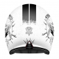 HELMET-OPEN FACE MT LE MANS 2 SV DILER GLOSSY WHITE XS