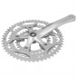 PEDALIER ROUTE STRONGLIGHT 9/10V. IMPACT ARGENT 172.5mm 52-42-30 COMPATIBLE 8V. (AXE CARRE 115mm) 3700223714896