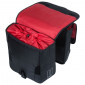 DOUBLE BAG FOR BICYCLE -REAR- BASIL SPORT DESIGN 32L BLACK 100% WATERPROOF (35x15x43 cm) 8715019175817