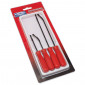 OUTIL POUR ENLEVER JOINTS AVEC BORDS ARRONDIS (JEU DE 4 OUTILS) 3700948115978