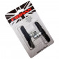 BRAKE PADS FOR MTB - THREADED STUD SYMETRIC- FIBRAX 70mm BLACK (PAIR) 5027373710010