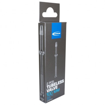 VALVE DE PNEU TUBELESS PRESTA SCHWALBE 100 mm OBUS DEMONTABLE (VENDU A LA PAIRE SUR CARTE) 4026495876292