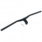 HANDLEBAR- FOR MTB- SEMI RISER- ALUMINIUM BLACK - Wd 78cm - WITH INTEGRATED STEM L80mm 3700948204092