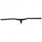 CINTRE VTT DEMI RELEVE ALU NOIR L 78cm AVEC POTENCE INTEGREE entraxe L55mm POUR PIVOT FOURCHE 1"1/8 (28.6mm) 3700948204085