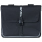 DOUBLE BAG FOR BICYCLE -REAR- BASIL FORTE 35L BLACK (41x15x43cm) UNIVERSAL FOR URBAN/TREKKING/ EBIKES 8715019177774