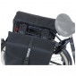 SACOCHE ARRIERE VELO DOUBLE BASIL FORTE 35L NOIR (41x15x43cm) UNIVERSEL POUR VTC ET VAE 8715019177774