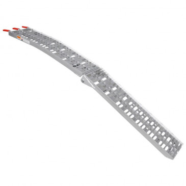 RAMPE MOTO/QUAD/VAE P2R ALUMINIUM R2 PLIABLE EN 2 - LONGUEUR 2.26M - LARGEUR 28CM - CAPACITE 340 KG (VENDU A L'UNITE) 3700948195291