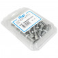 VIS CREUSE TENDEUR DE CABLE CYCLO DIAM M6 - LONG 24mm - ALESAGE 6,8mm - PERCAGE 3 (ACIER) (BLISTE DE 25) -ALGI- 3284660130179
