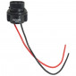 BULB HOLDER 12V W2.5x16D WITH WIRE -FLOSSER-