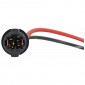 PORTE-AMPOULE/FICHE/DOUILLE 12V W2x4.6D AVEC CABLE -FLOSSER- 4018354006933