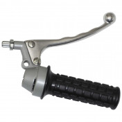 THROTTLE HANDLE FOR MOPED MBK - WITH ADJUSTING SCREW+ SPRING (Ø 22mm) -SELECTION P2R- 3701213423750