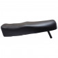 SELLE BIPLACE AVEC FIXATION ET TUBE D25.5 POUR PEUGEOT 103 NOIR (L640 mm) (AVEC MARQUAGE PEUGEOT) -SELECTION P2R- 3701213424207