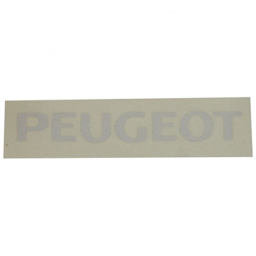 STICKER FOR MOPED PEUGEOT - FOR SEAT or BODY PART - WHITE(150x19mm) -SELECTION P2R-
