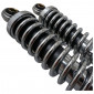 SHOCK ABSORBERS FOR MOPED - ADJUSTABLE - CHROME (CENTRES 330mm) UPPER ATTACHMENT Ø10mm-LOWER ATTACHMENT Ø8mm (PAIR)