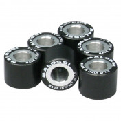 GALET/ROULEAU SCOOT MALOSSI 19x15,5 6,5g (x6) POUR PIAGGIO 50 ZIP 2T ET 4T 2000>, TYPHOON 1999>, LIBERTY 2T ET 4T, NRG, VESPA LX 2T ET 4T/GILERA 50 STALKER, RUNNER, DNA, ICE (669420SI) 3700948132944