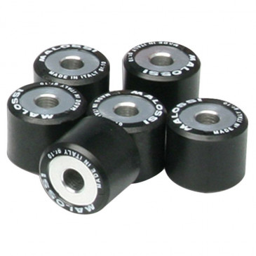 GALET/ROULEAU MAXISCOOTER MALOSSI 20x17 8,0g (x6) POUR PEUGEOT 125 SATELIS + POUR VARIATEUR MULTIVAR YAMAHA 125 XMAX/MBK 125 SKYCRUISER, SKYLINER (6611095SD) 3700948133231