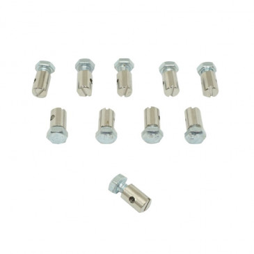 SERRE CABLE DE GAZ CYCLO DIAM 6 mm - LONG 9mm (VENDU PAR 10) -SELECTION P2R- 3701213423996
