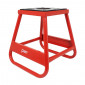 PADDOCK STAND FOR MOTOCROSS) STEEL MADE - ADJUSTABLE - RED