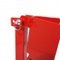 BLOQUE/CALE/ETAU DE ROUE MOTO P2R AVANT AUTO-BLOQUANT COMPATIBLE ROUE 16 à 21" ACIER ROUGE 3700948208625