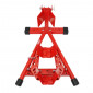 BLOQUE/CALE/ETAU DE ROUE MOTO P2R AVANT AUTO-BLOQUANT COMPATIBLE ROUE 16 à 21" ACIER ROUGE 3700948208625