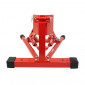 BLOQUE/CALE/ETAU DE ROUE MOTO P2R AVANT AUTO-BLOQUANT COMPATIBLE ROUE 16 à 21" ACIER ROUGE 3700948208625
