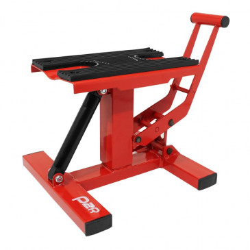 LEVE/PONT MOTO CROSS P2R STAND A PEDALE HYDRAULIQUE REGLAGE 4 NIVEAUX (HAUTEUR 75/135/250/460 mm) 3700948195567