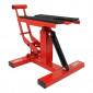 MOTORCYCLE LIFT STAND (FOR DIRT BIKE) P2R - WITH FOOT PEDAL - 4 LEVELS SETTINGS (HEIGHT 75/135/250/460 mm)