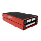 MOTORCYCLE LIFT STAND P2R - MECANICAL SCREW JACK - RED STEEL (HEIGHT min 100mm/max 380mm) 3700948195581