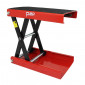 MOTORCYCLE LIFT STAND P2R - MECANICAL SCREW JACK - RED STEEL (HEIGHT min 100mm/max 380mm)